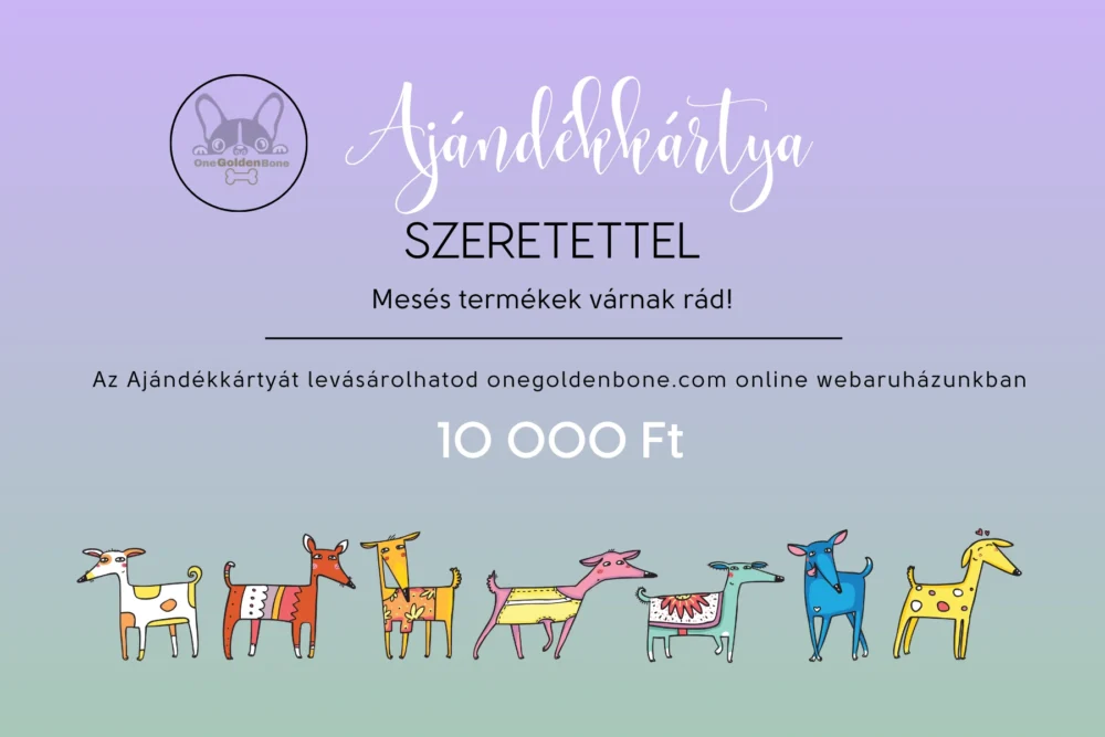 Ajándékkártya kutyabarátoknak – Választható értékben - Image 3
