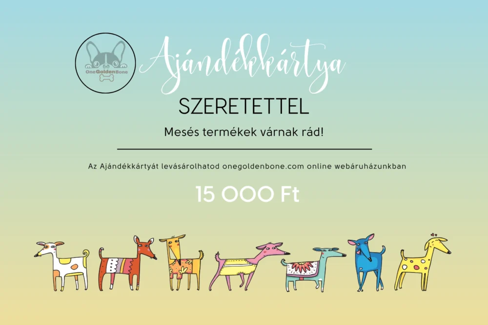 Ajándékkártya kutyabarátoknak – Választható értékben - Image 4